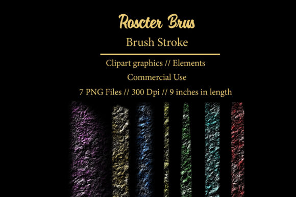 Integrating Roscter Brus Brush Stroke Clipart into Professional Design Workflows