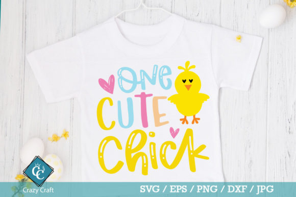 One Cute Chick SVG Design for Crafts