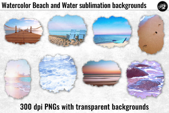 Strategic Visual Calm: Leveraging Watercolor Beach and Water Scenes for Brand and Creative Impact