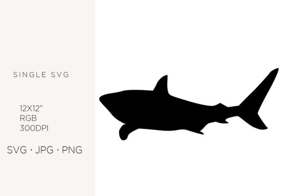 Unlocking Creative Potential with a High-Resolution Silhouette of a Shark